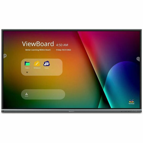 Viewsonic Corporation ViewSonic ViewBoard IFP8650 Interactive Flat Panel - 86" Diagonal Class (86" viewable) LED-backlit LCD display - interactive - with optional slot-in PC capability and touchscreen (multi touch) - 4K UHD (2160p) 3840 x 2160