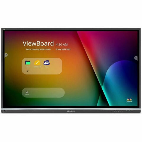 Viewsonic Corporation ViewSonic ViewBoard IFP5550 Interactive Flat Panel - 55" Diagonal Class LED-backlit LCD display - interactive - with built-in media player and touchscreen (multi touch) - 4K UHD (2160p) 3840 x 2160