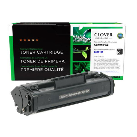 Clover Technologies Group, LLC Remanufactured Toner Cartridge for Canon 1557A002BA (FX3)