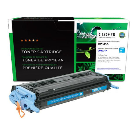 Clover Technologies Group, LLC Remanufactured Cyan Toner Cartridge (Alternative for HP Q6001A 124A) (2000 Yield)