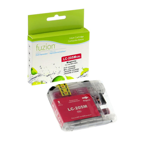 Fuzion Brother LC205XXL Compatible Inkjet - Magenta