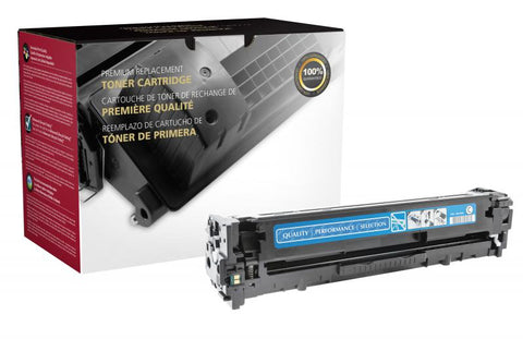Clover Technologies Group, LLC Remanufactured Cyan Toner Cartridge for HP CE321A (HP 128A)