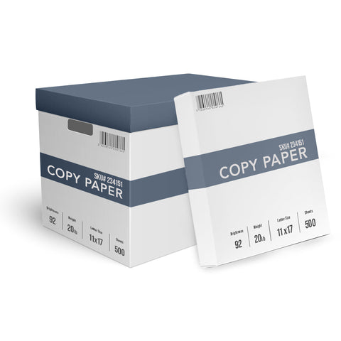 Impact Networking Ledger Case 11 x 17 20# 92 Bright (2,500 sheets per box)